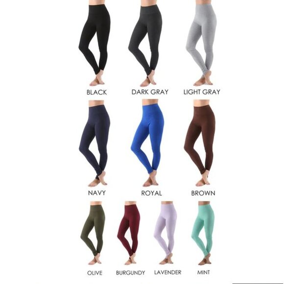 Highwaisted Breathable Cotton Leggings - Picture 5 of 5